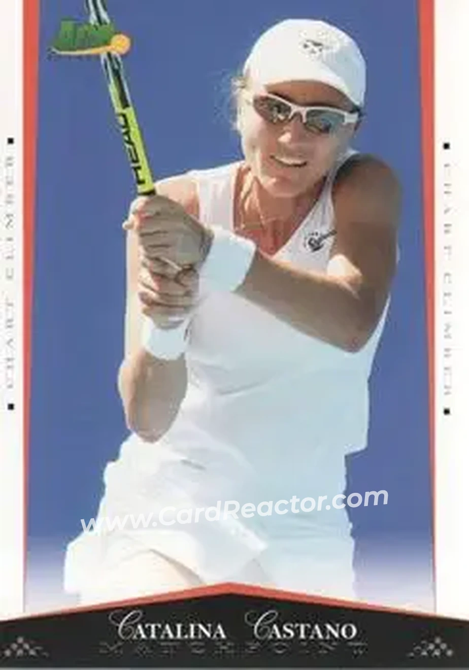2008 Ace Authentic Match Point #29 - Catalina Castano - Front 2008 Ace Authentic Match Point #29 - Catalina Castano - Front