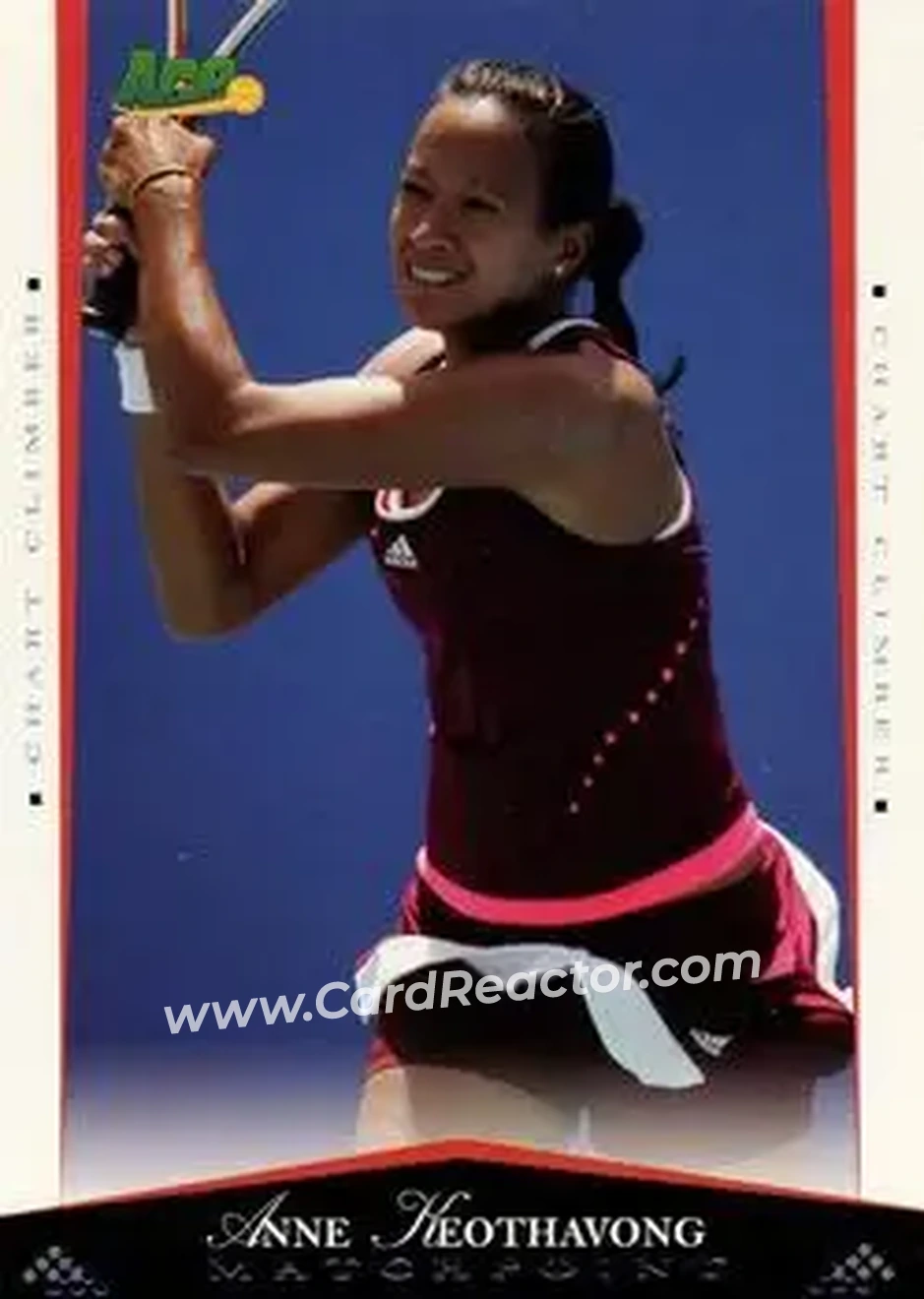 2008 Ace Authentic Match Point #35 - Anne Keothavong - Front