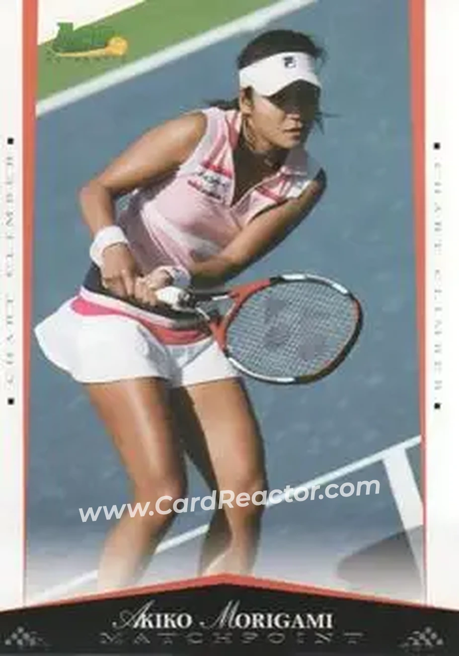 2008 Ace Authentic Match Point #39 - Akiko Morigami - Front