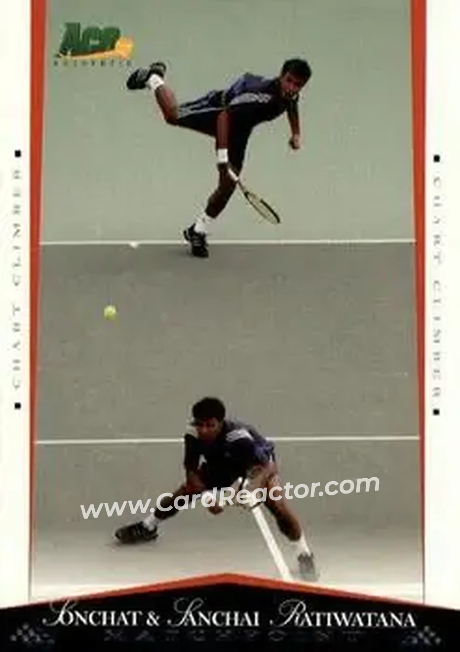 2008 Ace Authentic Match Point #53 - Sonchat Ratiwatana - Sanchai Ratiwatana RC - Front
