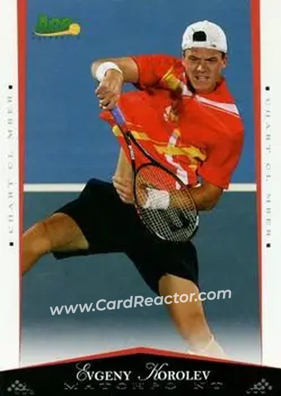 2008 Ace Authentic Match Point #54 - Evgeny Korolev - Front 2008 Ace Authentic Match Point #54 - Evgeny Korolev - Front