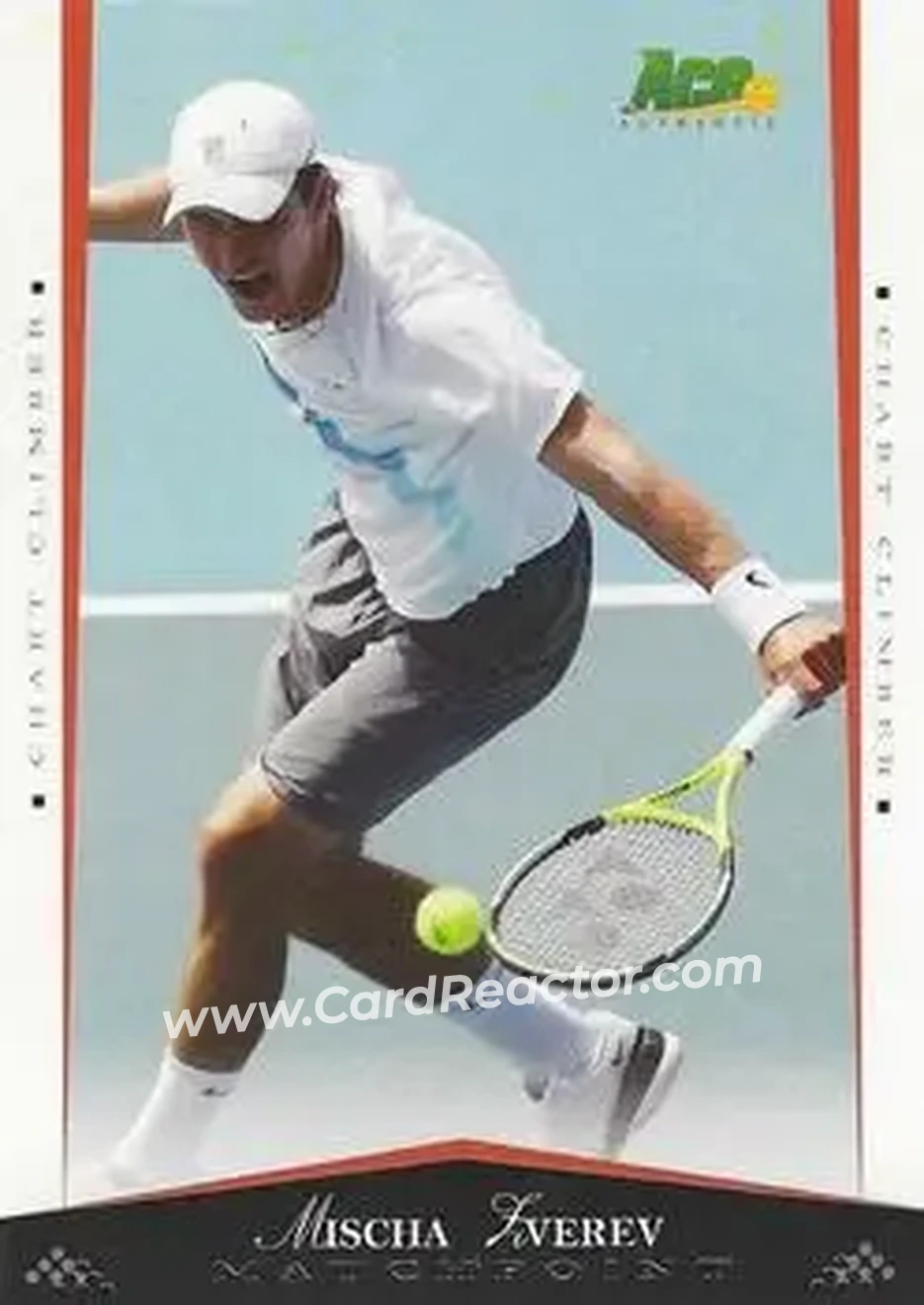 2008 Ace Authentic Match Point #63 - Mischa Zverev - Front