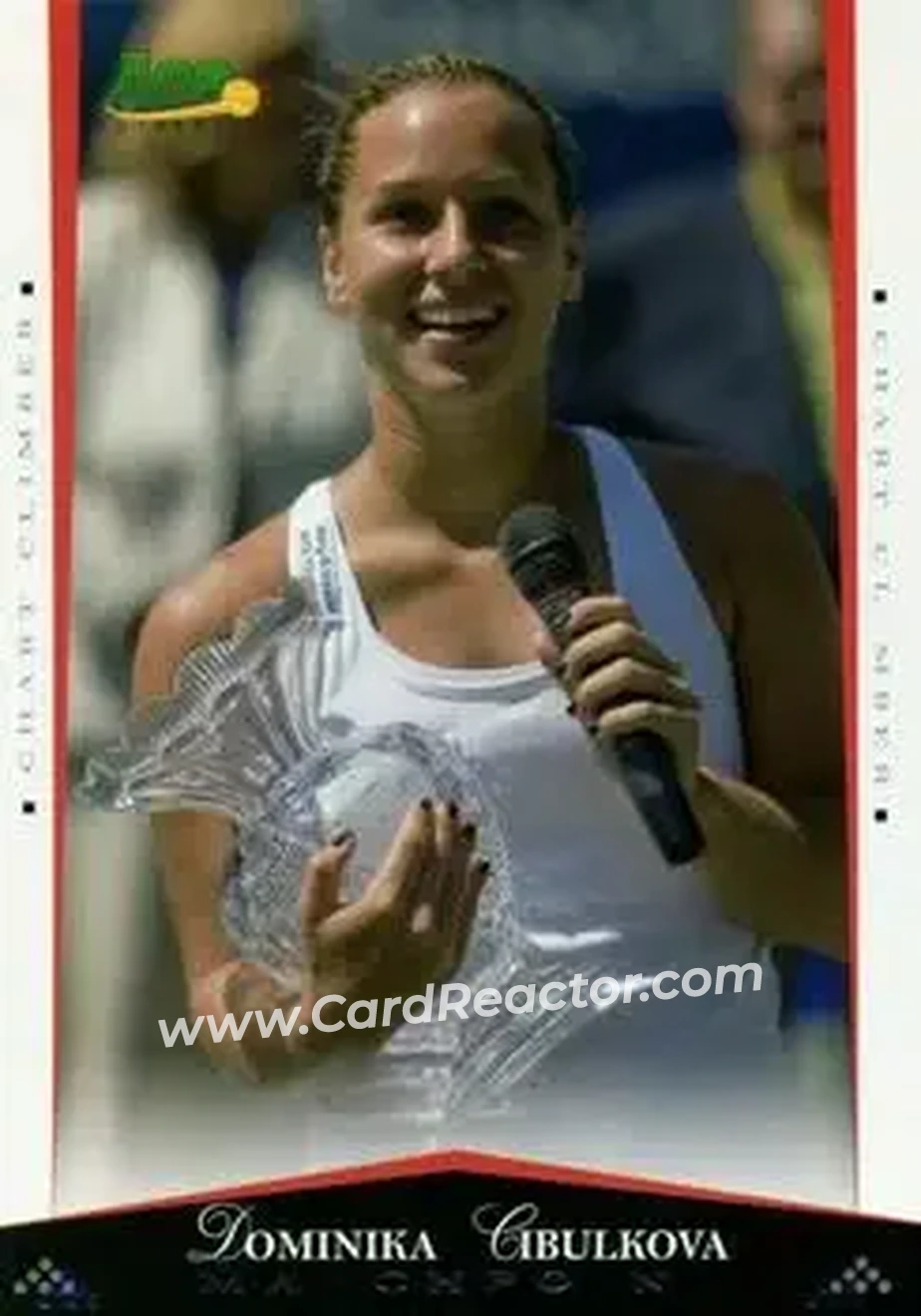2008 Ace Authentic Match Point #70 - Dominika Cibulkova - Front