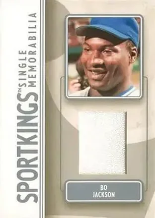 2008 Sportkings Series B - Single Memorabilia Silver #SM-07 - Bo Jackson - Kansas City Royals