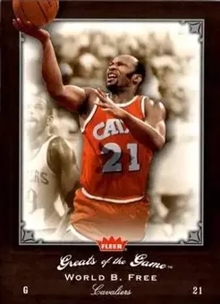 2005-06 Fleer Greats of the Game #2 - World B. Free - Cleveland Cavaliers