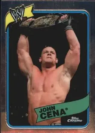 2008 Topps Chrome Heritage III WWE #1 - John Cena