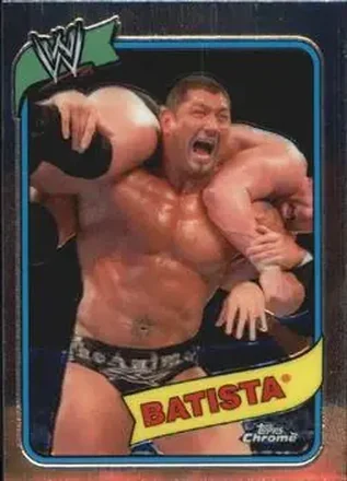 2008 Topps Chrome Heritage III WWE #2 - Batista