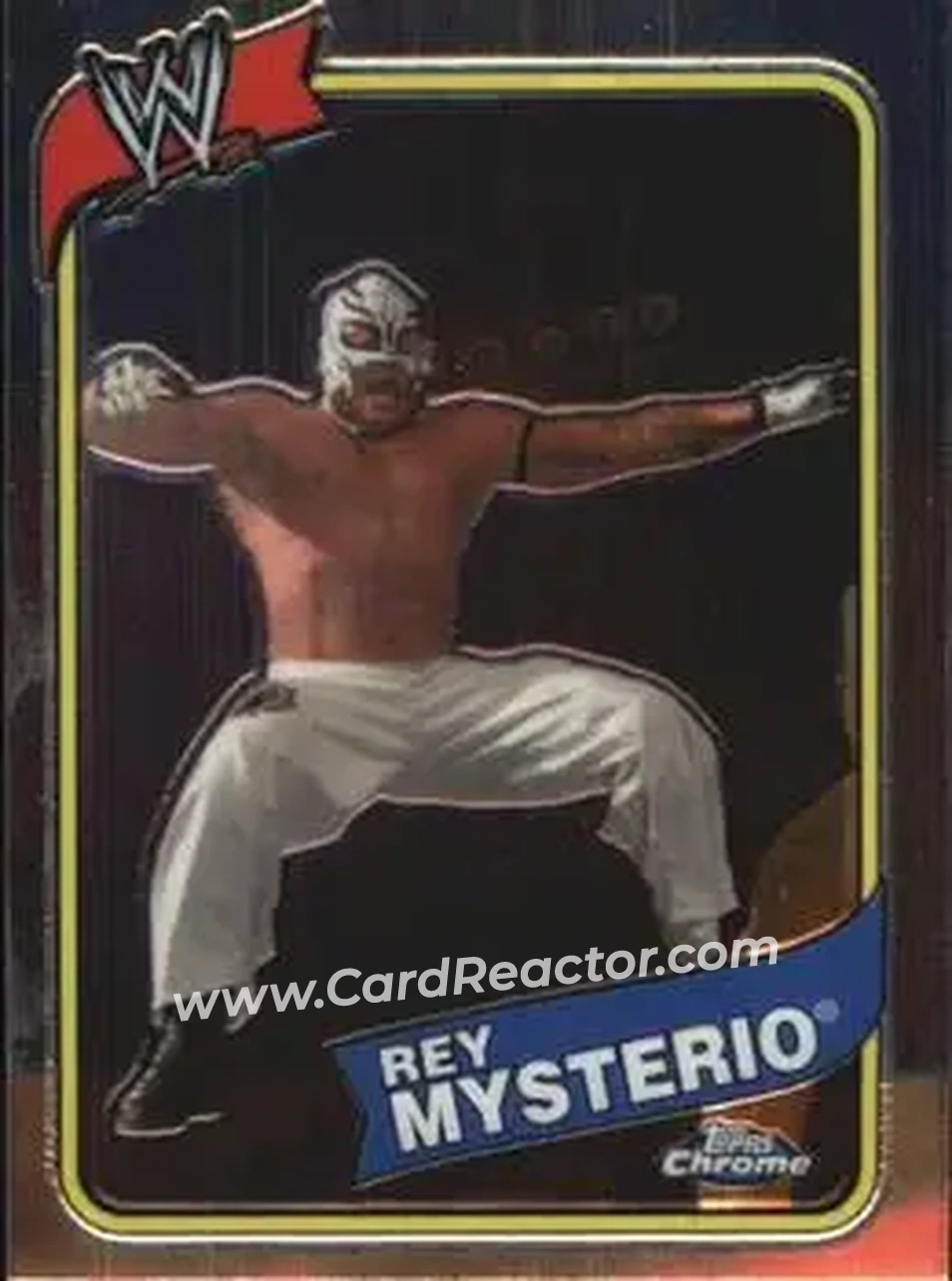 2008 Topps Chrome Heritage III WWE #3 - Rey Mysterio