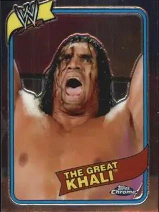 2008 Topps Chrome Heritage III WWE #5 - The Great Khali