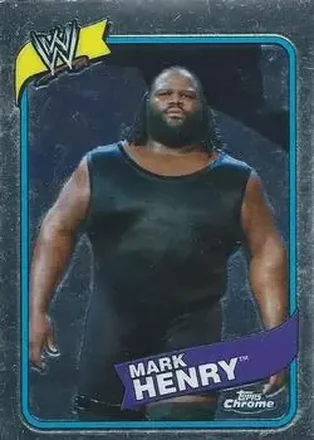 2008 Topps Chrome Heritage III WWE feature card