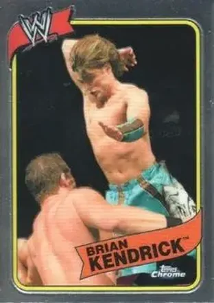2008 Topps Chrome Heritage III WWE feature card