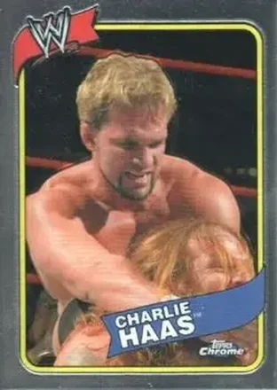 2008 Topps Chrome Heritage III WWE feature card