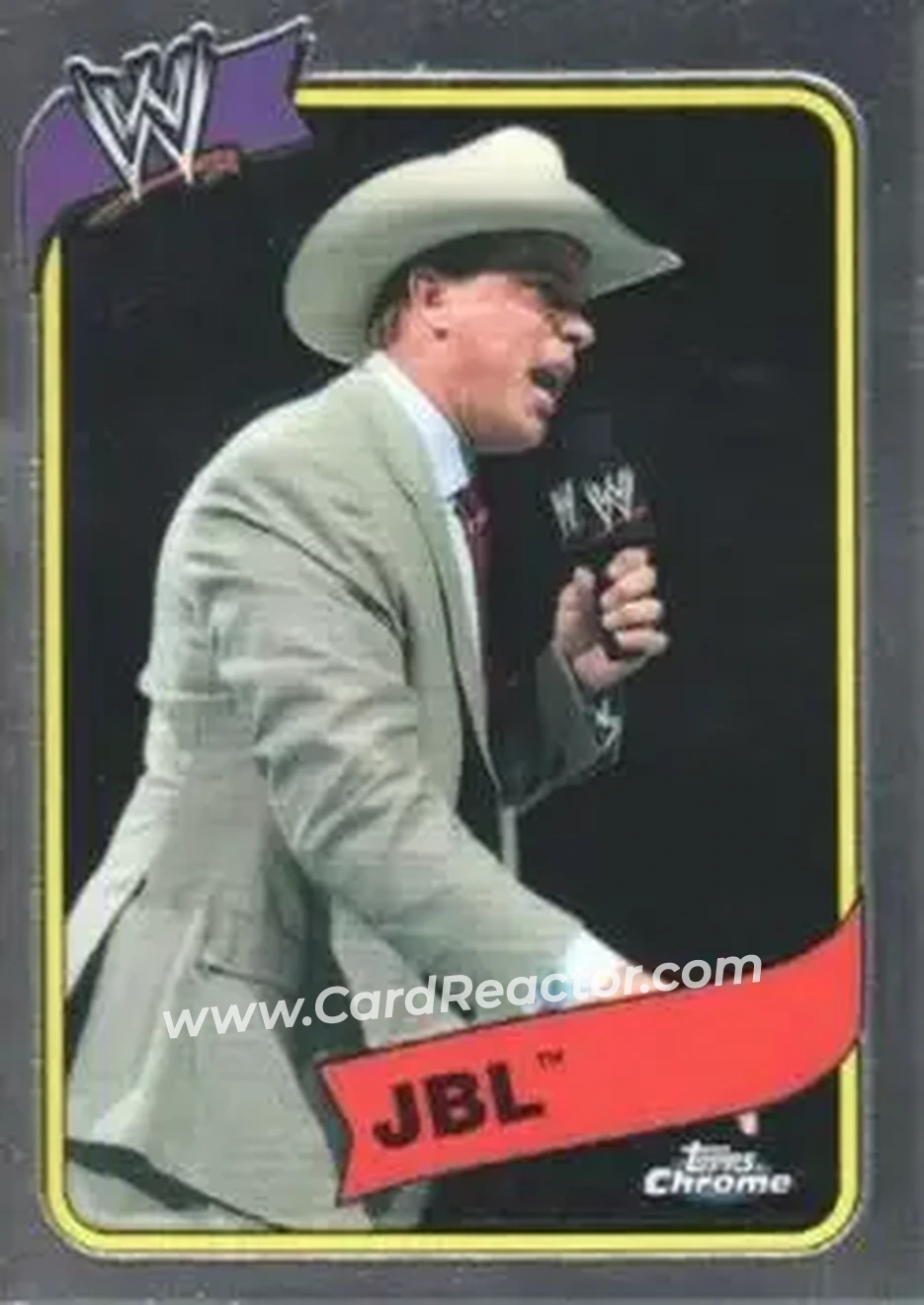 2008 Topps Chrome Heritage III WWE #25 - Blackjack Bradshaw
