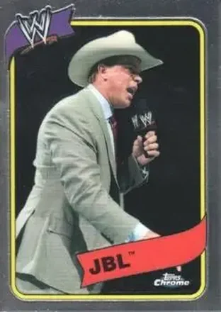 2008 Topps Chrome Heritage III WWE feature card