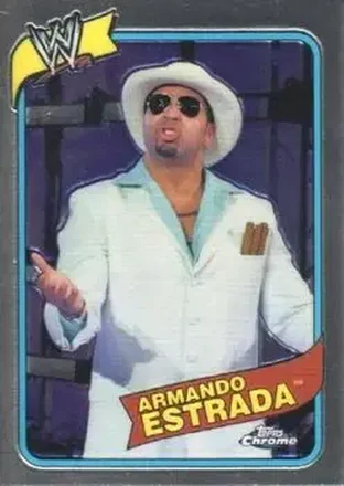 2008 Topps Chrome Heritage III WWE feature card