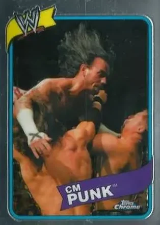2008 Topps Chrome Heritage III WWE #27 - CM Punk