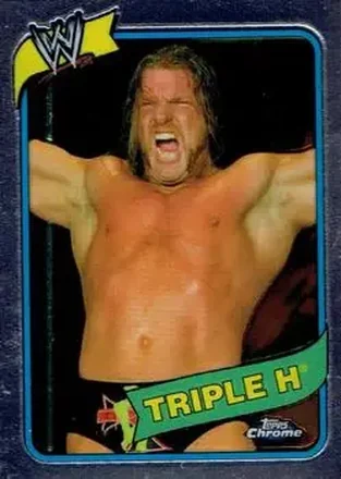 2008 Topps Chrome Heritage III WWE feature card