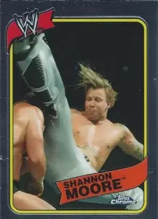2008 Topps Chrome Heritage III WWE feature card