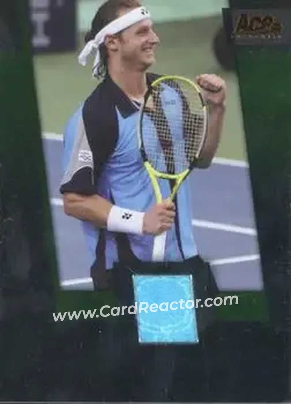 2008 Ace Authentic Grand Slam - Jerseys Bronze #JC5 - David Nalbandian - Front