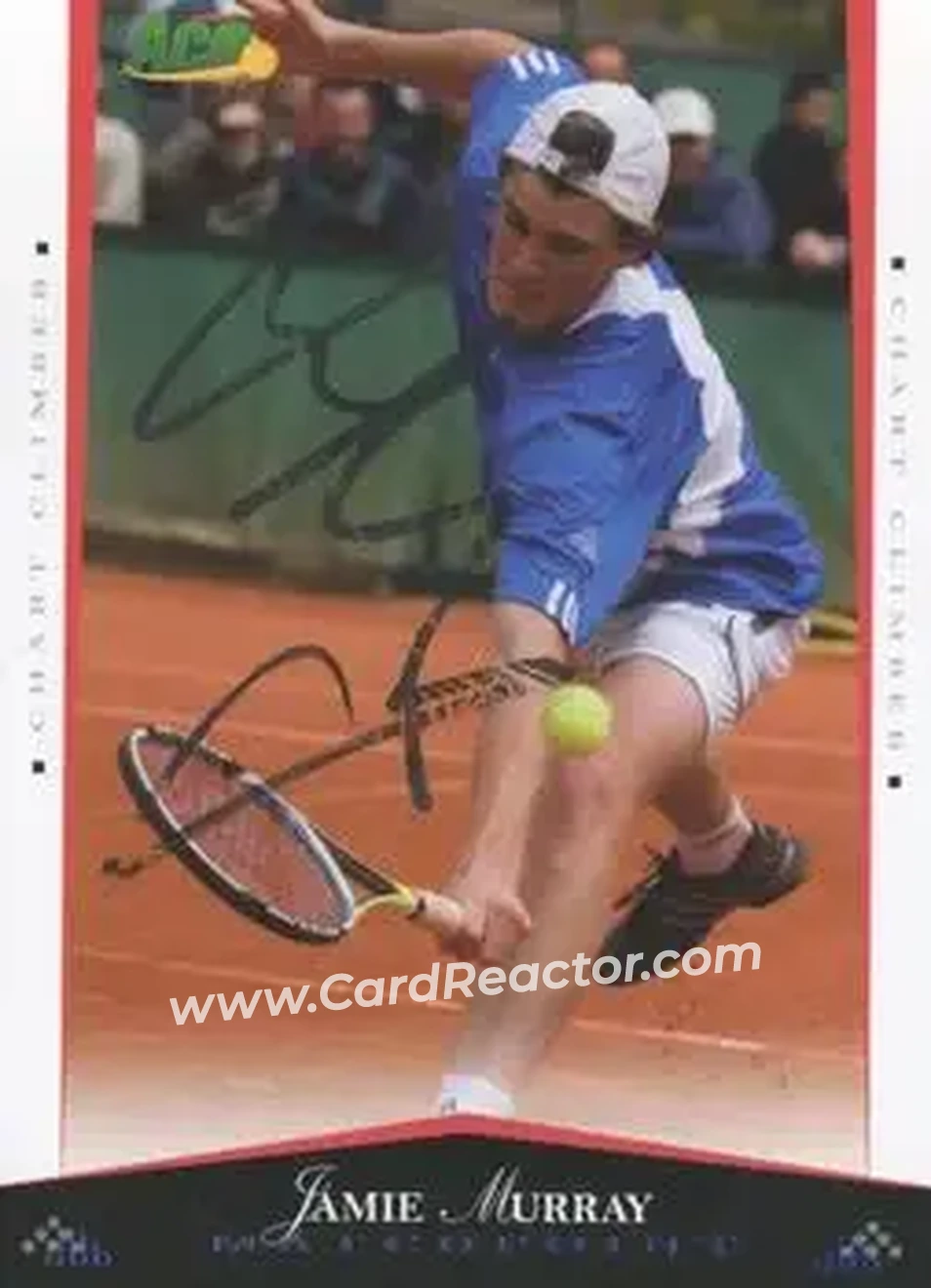 2008 Ace Authentic Match Point - Autographs #40 - Jamie Murray - Front