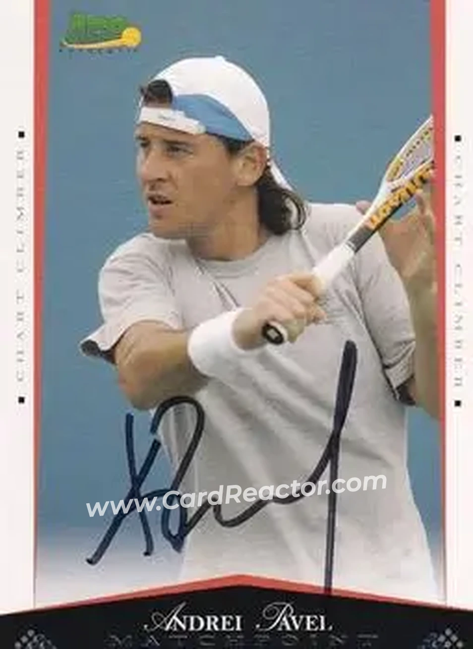 2008 Ace Authentic Match Point - Autographs #46 - Andrei Pavel - Front