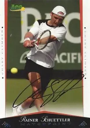 2008 Ace Authentic Match Point - Autographs #50 - Rainer Schuttler