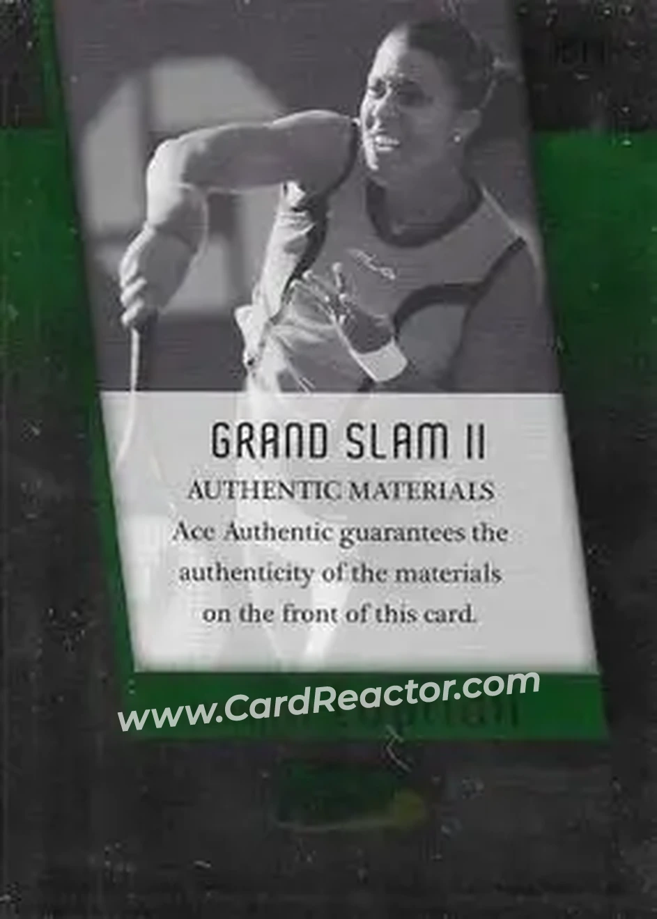 2008 Ace Authentic Grand Slam - Jerseys Bronze #JC18 - Jennifer Capriati - Back