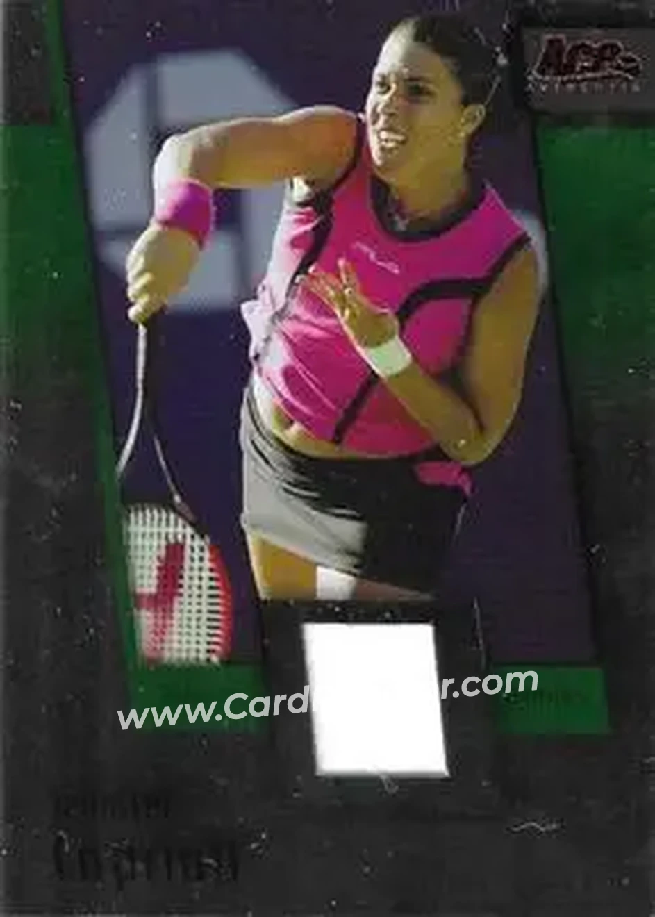 2008 Ace Authentic Grand Slam - Jerseys Bronze #JC18 - Jennifer Capriati - Front