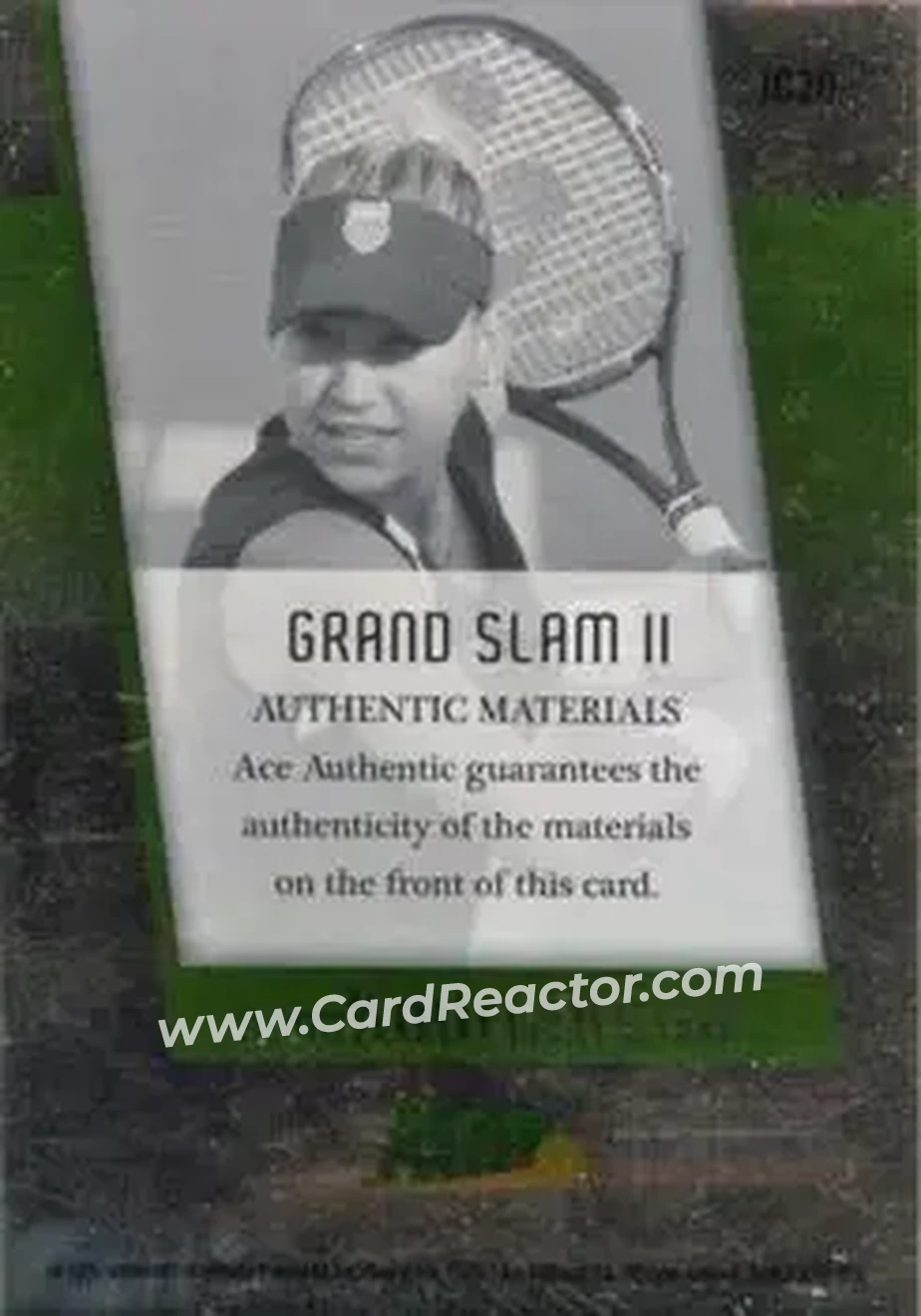 2008 Ace Authentic Grand Slam - Jerseys Bronze #JC20 - Anna Kournikova - Back