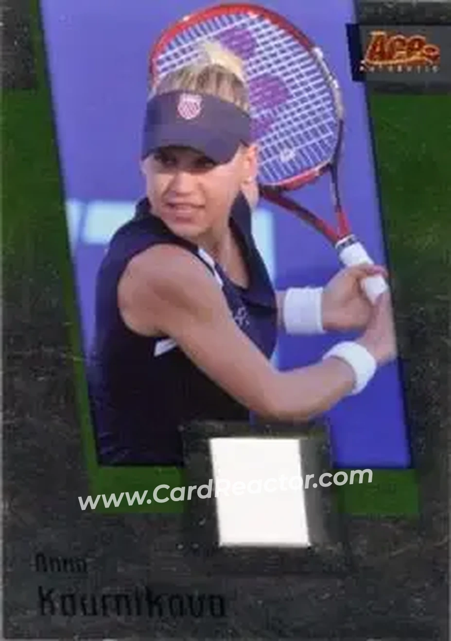 2008 Ace Authentic Grand Slam - Jerseys Bronze #JC20 - Anna Kournikova - Front