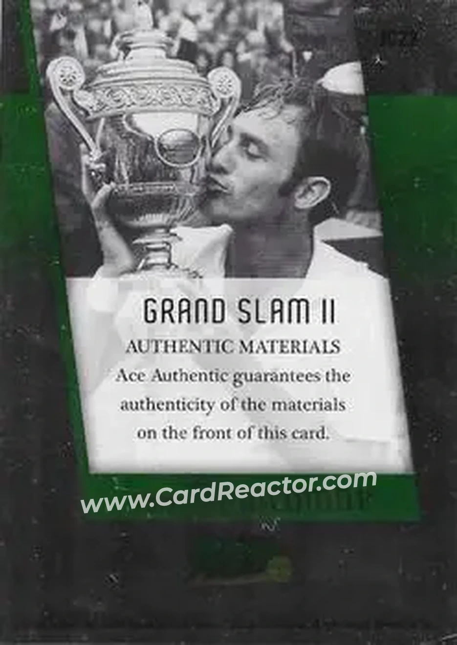 2008 Ace Authentic Grand Slam - Jerseys Bronze #JC22 - John Newcombe - Back