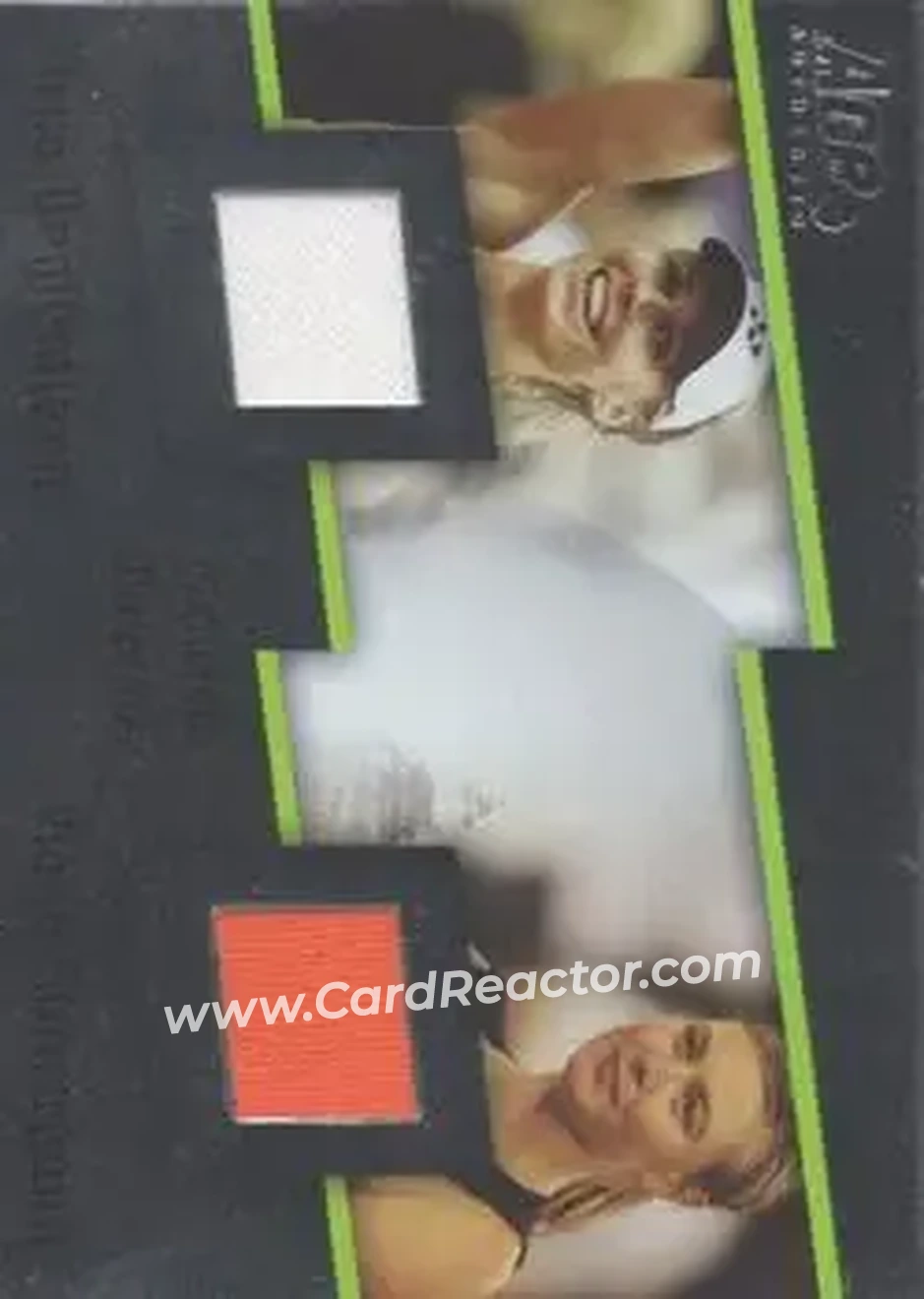 2008 Ace Authentic Grand Slam - Jerseys Dual Silver #DJ6 - Elena Dementieva - Maria Sharapova MEM - Front