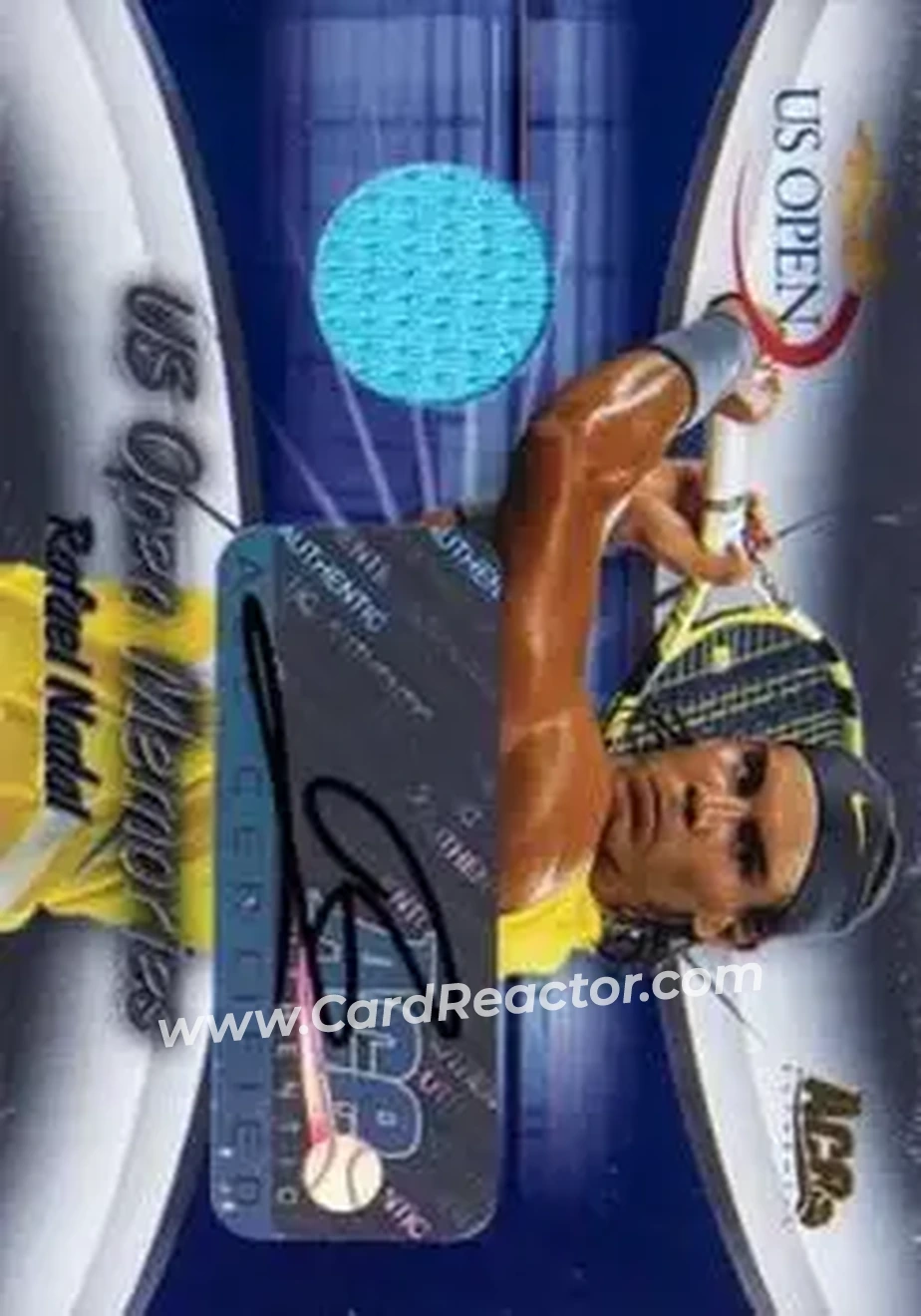 2008 Ace Authentic Grand Slam - U.S. Open Memories Autographed Jerseys Gold #USOM-16 - Rafael Nadal - Front