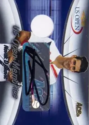 2008 Ace Authentic Grand Slam - U.S. Open Memories Autographed Jerseys Gold #USOM-17 - Novak Djokovic