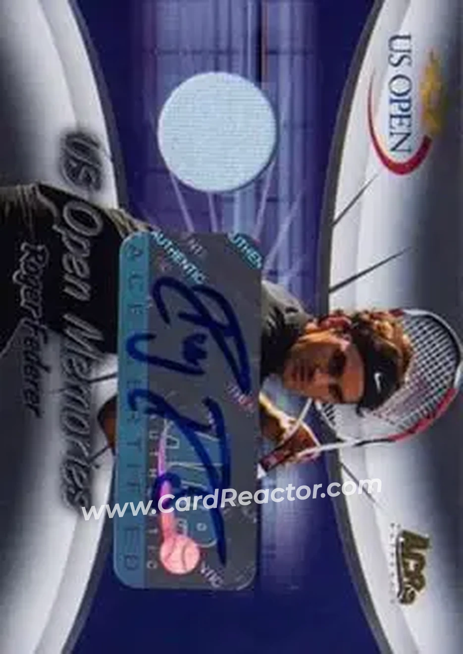 2008 Ace Authentic Grand Slam - U.S. Open Memories Autographed Jerseys Gold #USOM-18 - Roger Federer - Front