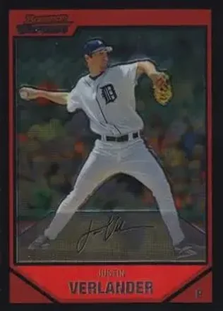 2007 Bowman Chrome #2 - Justin Verlander - Detroit Tigers