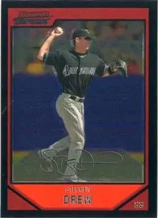 2007 Bowman Chrome #5 - Stephen Drew - Arizona Diamondbacks