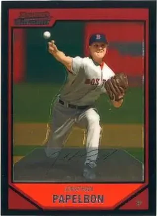 2007 Bowman Chrome #6 - Jonathan Papelbon - Boston Red Sox