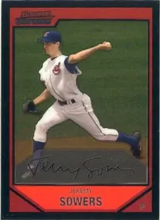 2007 Bowman Chrome #11 - Jeremy Sowers - Cleveland Indians