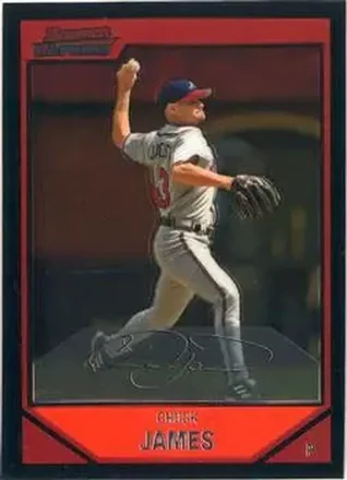 2007 Bowman Chrome #13 - Chuck James - Atlanta Braves