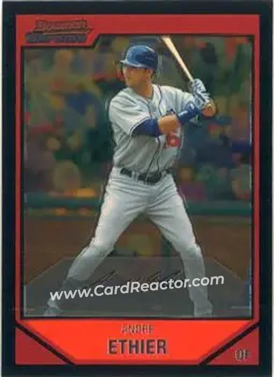 2007 Bowman Chrome #14 - Andre Ethier - Los Angeles Dodgers - Front