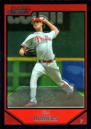 2007 Bowman Chrome #15 - Cole Hamels - Philadelphia Phillies