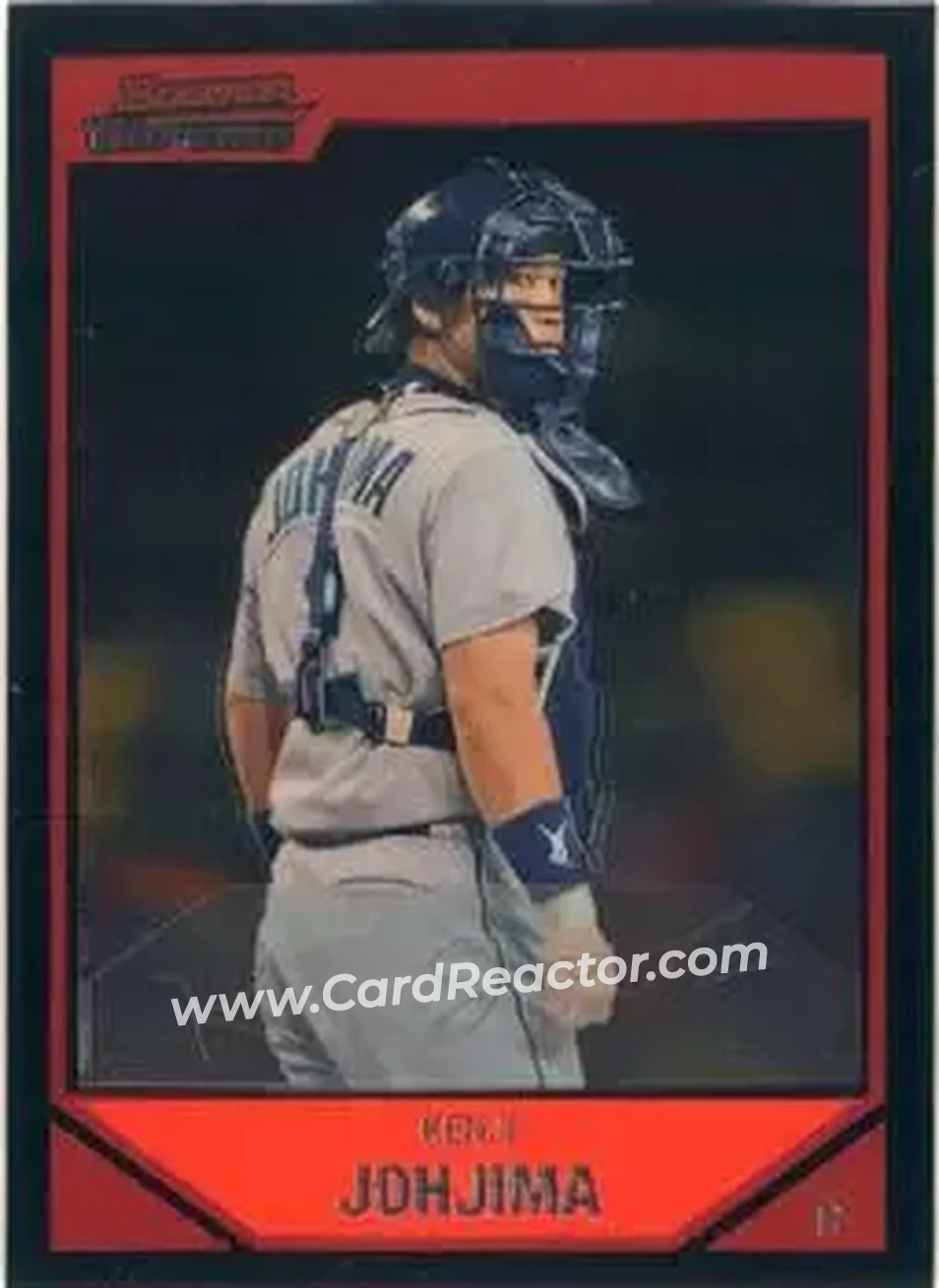 2007 Bowman Chrome #16 - Kenji Johjima - Seattle Mariners - Front 2007 Bowman Chrome #16 - Kenji Johjima - Seattle Mariners - Front