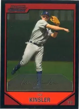 2007 Bowman Chrome #18 - Ian Kinsler - Texas Rangers
