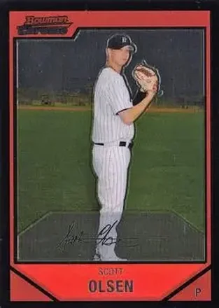 2007 Bowman Chrome #23 - Scott Olsen - Florida Marlins
