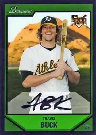 2007 Bowman Draft Picks & Prospects #BDP1 - Travis Buck - Oakland Athletics