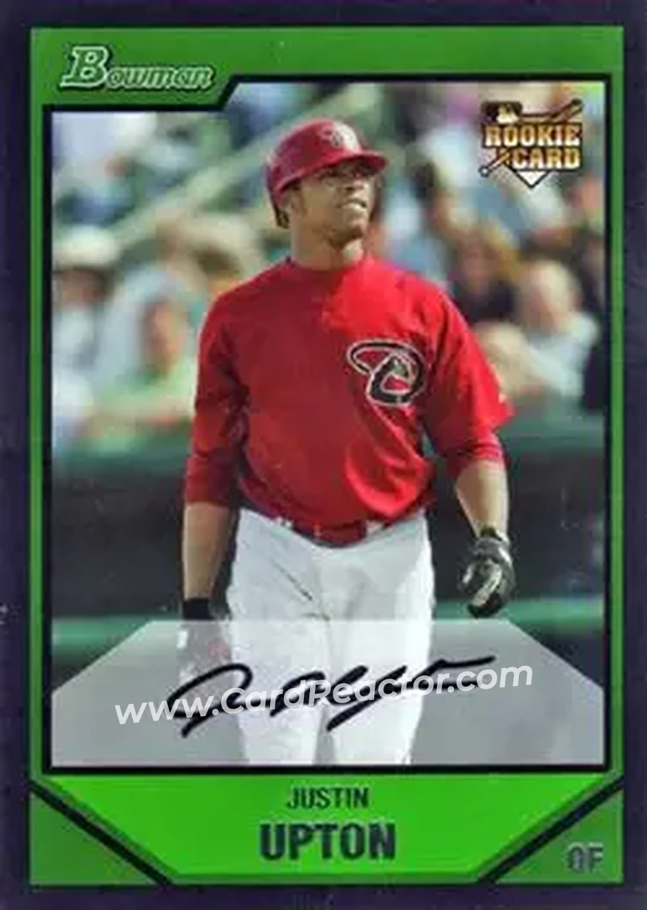 2007 Bowman Draft Picks & Prospects #BDP3 - Justin Upton - Arizona Diamondbacks - Front