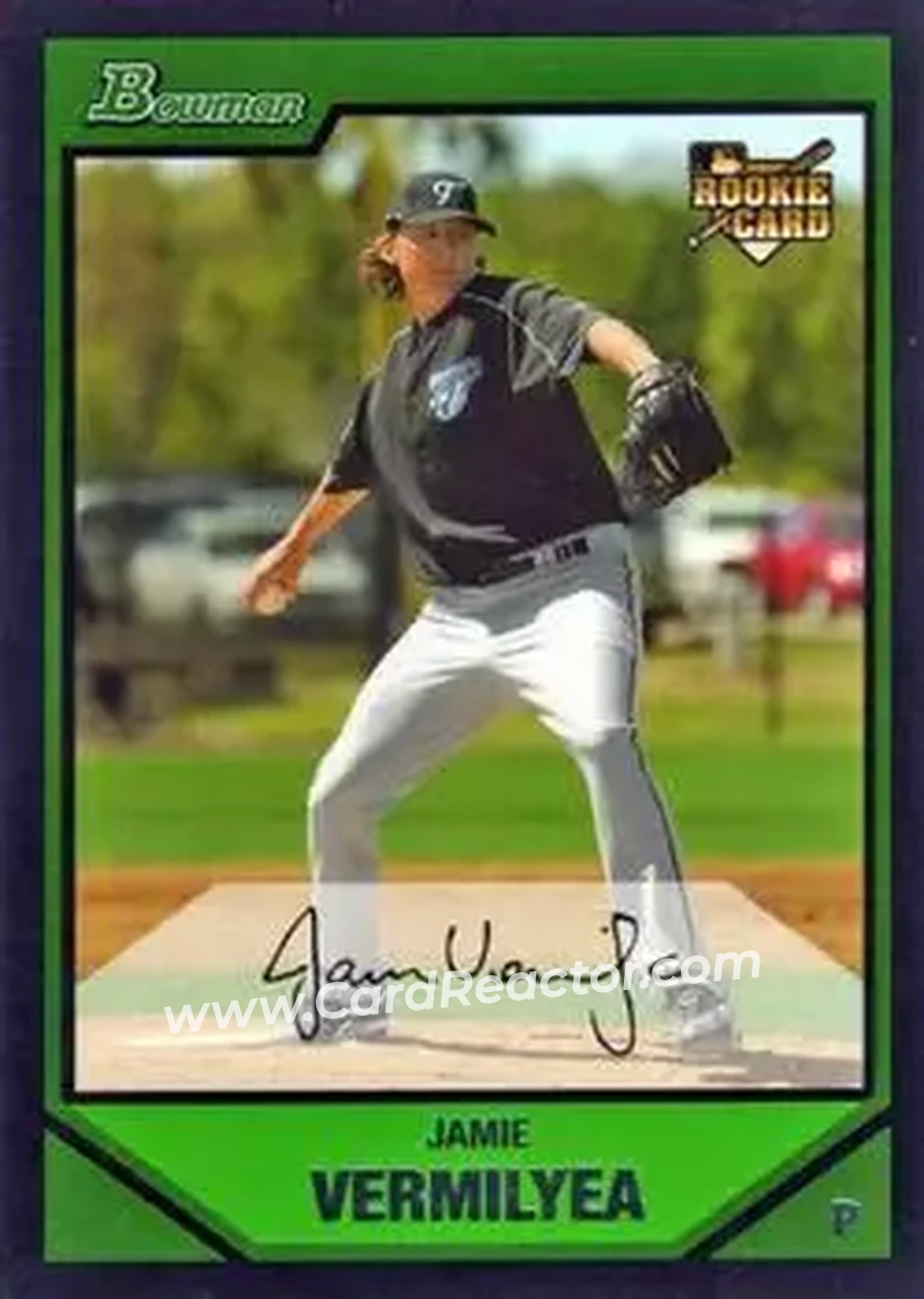 2007 Bowman Draft Picks & Prospects #BDP8 - Jamie Vermilyea - Toronto Blue Jays