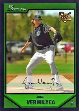 2007 Bowman Draft Picks & Prospects #BDP8 - Jamie Vermilyea - Toronto Blue Jays