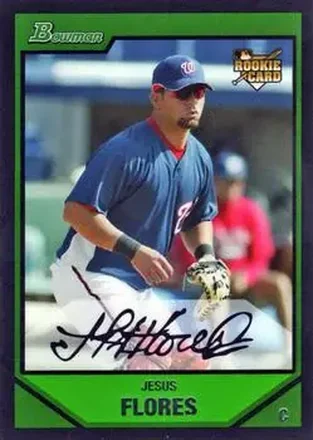 2007 Bowman Draft Picks & Prospects #BDP9 - Jesus Flores - Washington Nationals